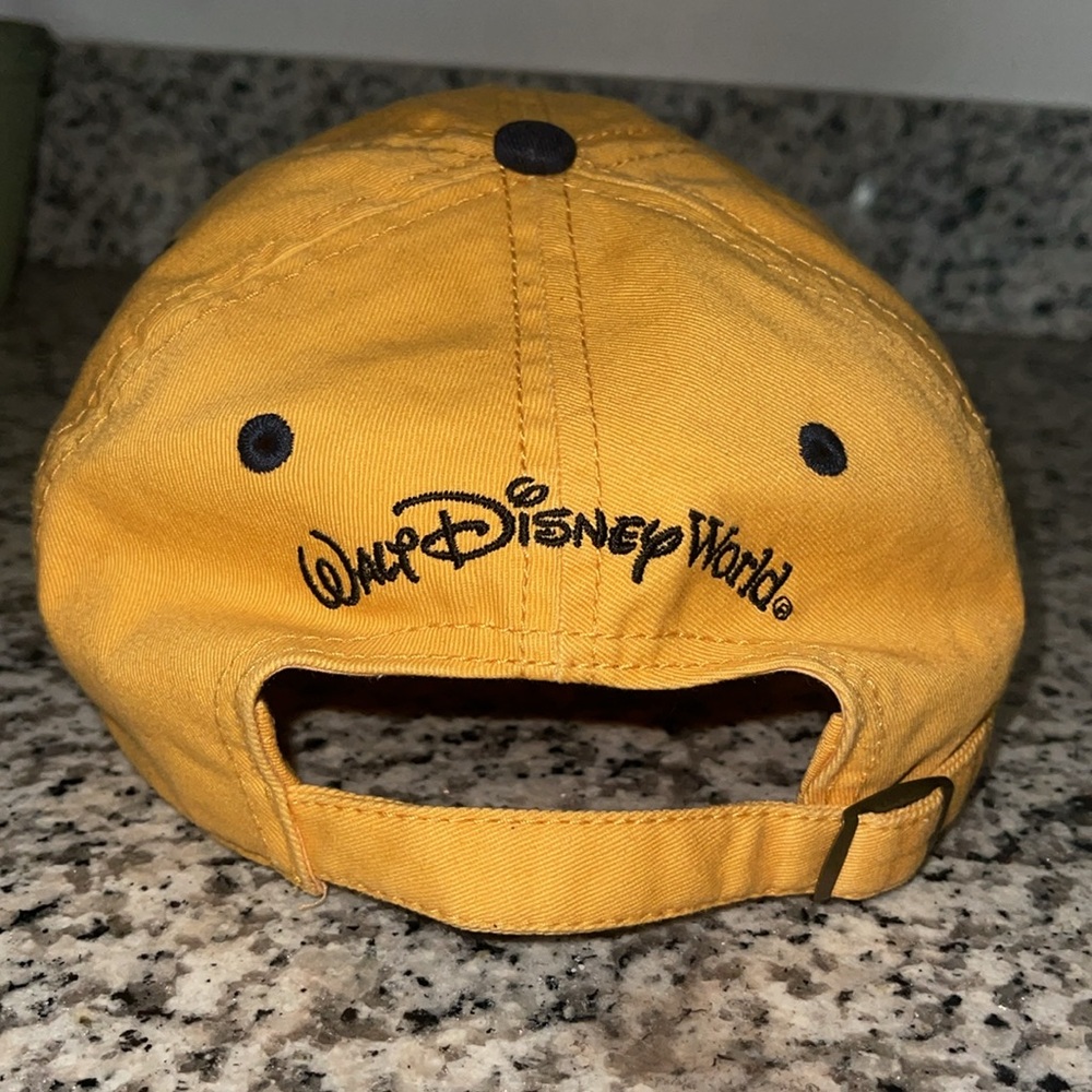 WALT DISNEY WORLD VACATION MICKEY MOUSE BASEBALL STRAPBACK ADULT YELLOW CAP - Picture 8 of 14